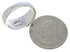 Opal Inlay Genuine Sterling Silver Ring Size 6-3/4 EX50605